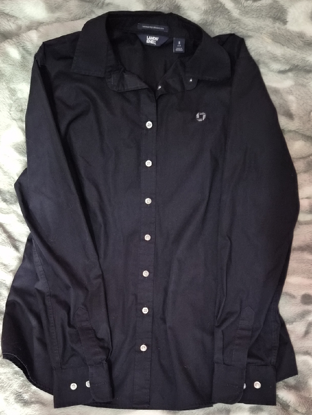 Lands' End Chase Women's Navy Shirt Size Small
